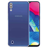 Силіконовий чохол для Samsung Galaxy M10 - Прозорий (із заглушками)