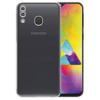 Силіконовий чохол для Samsung Galaxy M20 - Прозорий (із заглушками)