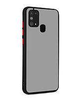 Чохол матовий Samsung Galaxy M31 - Goospery Matte Case, Чорний (Камера відкрита)