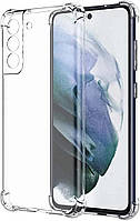 Силіконовий чохол для Samsung Galaxy S21 FE - Прозорий (посилені кути)