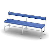 Банкетка коридорна БС-4 зі спинкою чотиримісна ТМ Омега