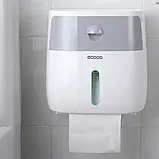 Органайзер-тримач Ecoco для туалетного паперу та паперових рушників із шухлядою, фото 4
