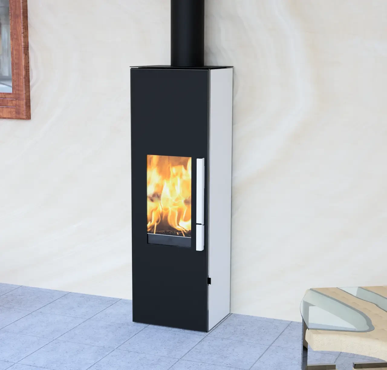 Камінна піч KFC Onix 5 White, фото 1