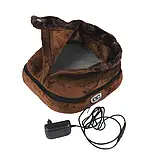 Грілка для ніг вібромасажер електричний 2в1 Вібромасажер-грілка для всього тіла Supretto 2 в 1 із застібкою, фото 8