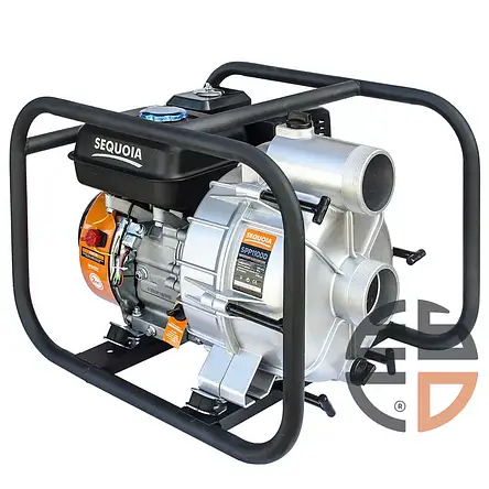 Мотопомпа бензинова для чистої та брудної води SEQUOIA SPP1100D, фото 1