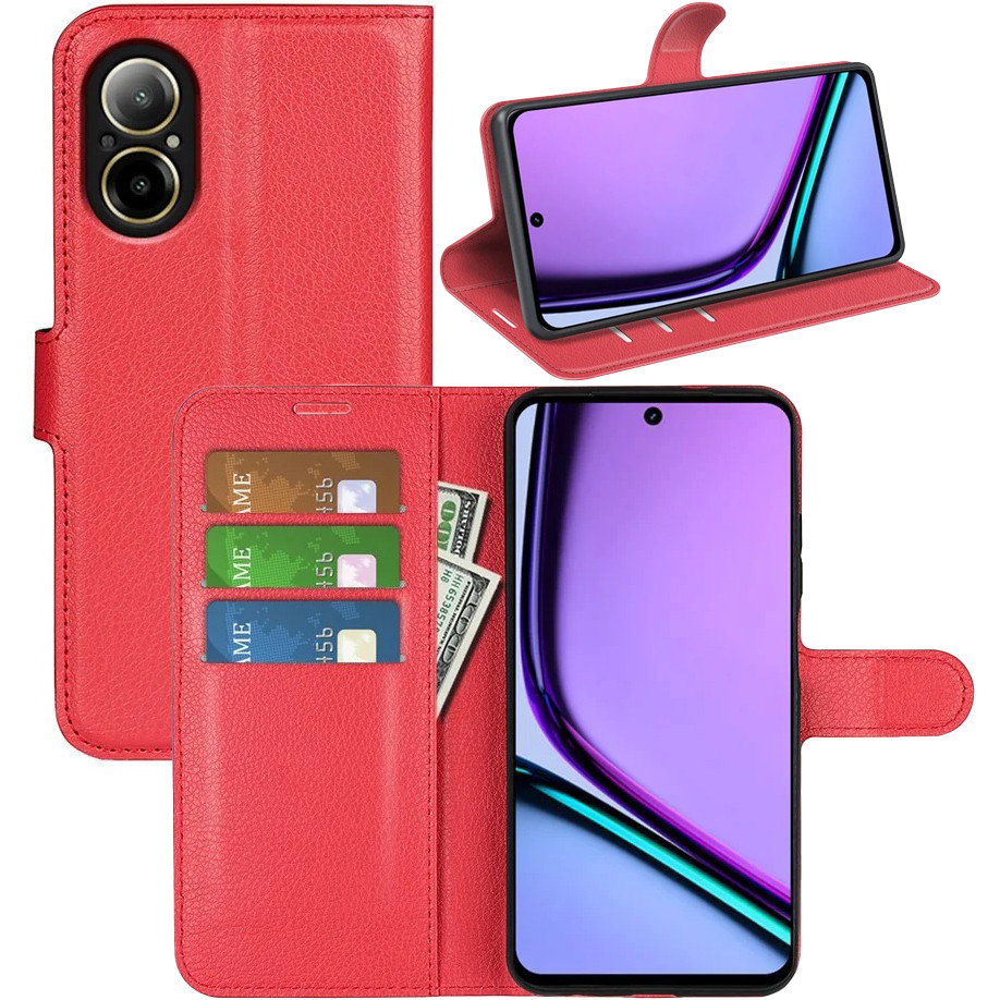Чохол-книжка Litchie Wallet для Realme C67 4G Red