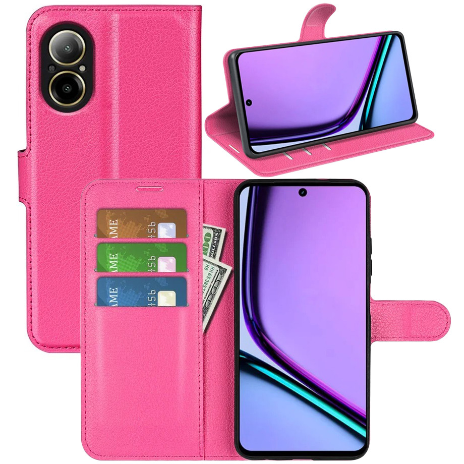 Чохол-книжка Litchie Wallet для Realme C67 4G Rose