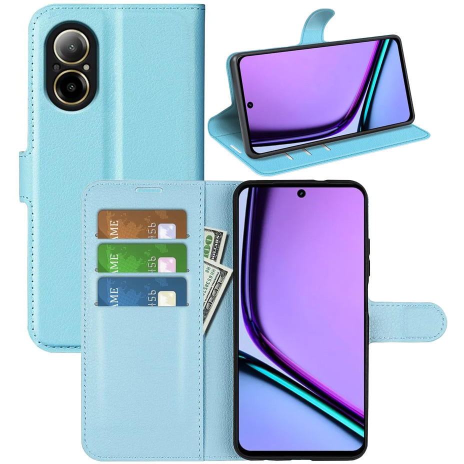 Чохол-книжка Litchie Wallet для Realme C67 4G Light Blue