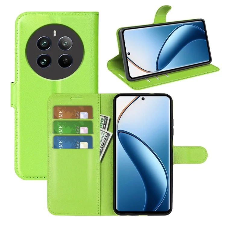 Чохол-книжка Litchie Wallet для Realme 12 4G / 12 Plus 5G Light Green