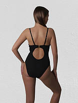 Купальник 2025 слитный В РУБЧИК 7010 FUBA (В НАЛИЧИИ ТОЛЬКО 44 46 48 50 52 УКР р-ры), фото 2