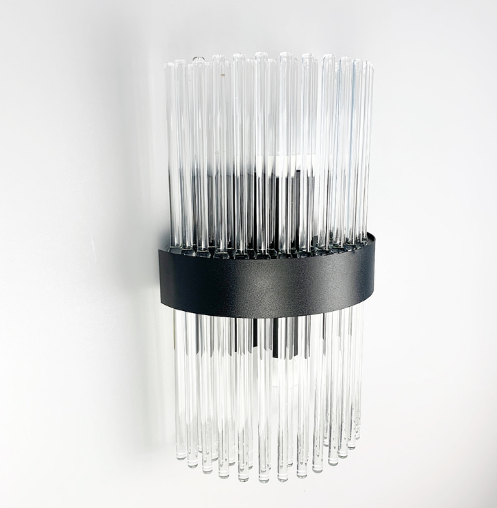 Настінний світильник з скляними паличками COLISEUM BLACK WJ 881/2 S BK, фото 1