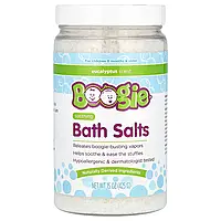 Boogie Wipes, Soothing Bath Salts, Eucalyptus, 15 oz (425 g)