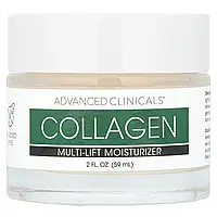 Advanced Clinicals, Plant Based Collagen, Multi-Lift Moisturizer, 2 fl oz (59 ml) в Украине оригінал