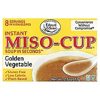 Edward & Sons, Мисо швидкого приготування, золотий овоч, 4 конверти, 79 г (2,5 унції) оригінал