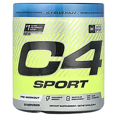 Cellucor, C4 Sport, передтренувальна домішка, крижана блакитна троянда, 244 г (8,6 унції) Київ, Київ