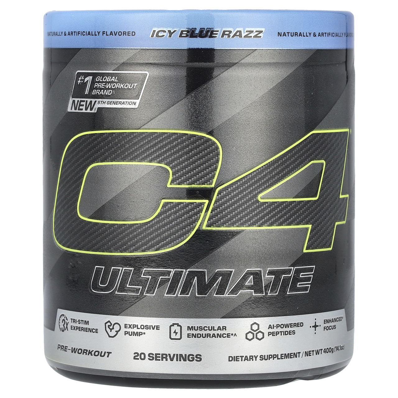 Cellucor, C4 Ultimate Pre-Workout, крижана блакитна троянда, 400 г (14,1 унції) Київ, Київ