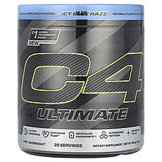 Cellucor, C4 Ultimate Pre-Workout, крижана блакитна троянда, 400 г (14,1 унції) Київ, Київ