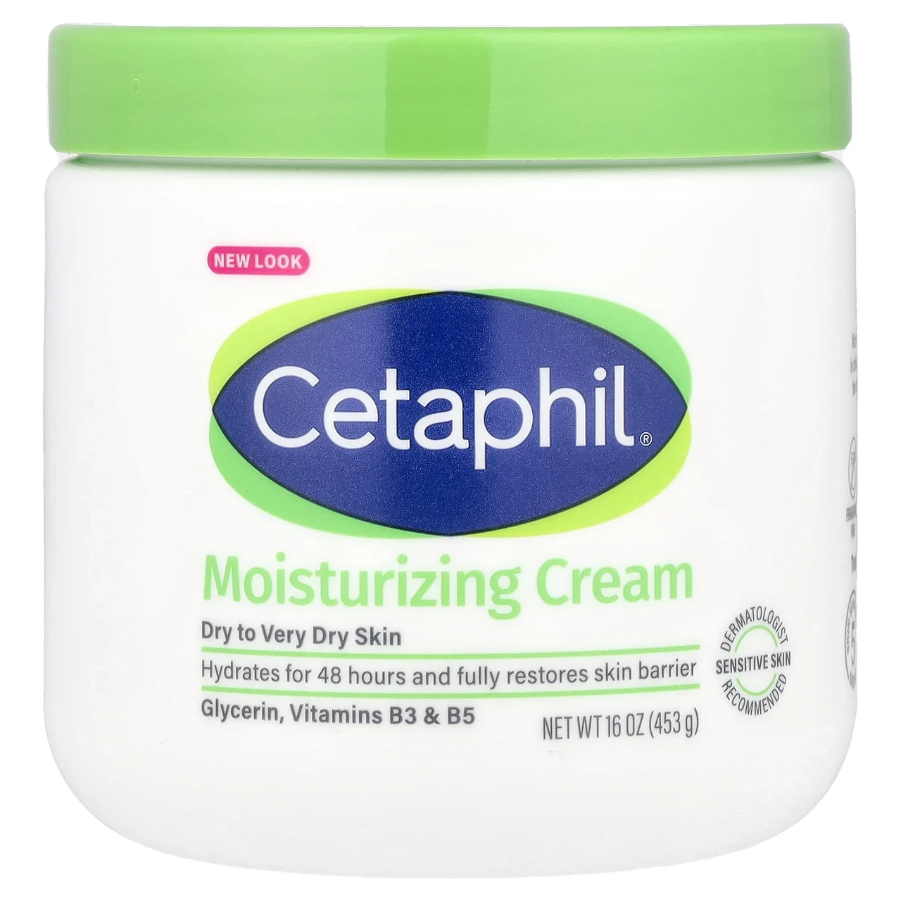 Cetaphil, Зволожувальний крем, для дуже сухої та сухої, для чутливої шкіри, 453 г (16 унцій) Київ, Київ
