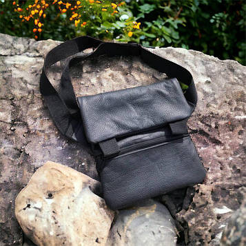 Набір 2В1. Шкіряна сумка з кобурою + ліхтарик професійний POLICE BL-X71-P50