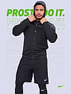 Чоловічий компресійний костюм Nike 5в1: Рашгард, шорти, легінси, футболка, худі. Комплект компресійний, фото 7