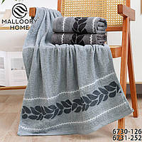 Рушник баний 6 штук махровий Malloory Home розмір 70*140 мікс кольорів