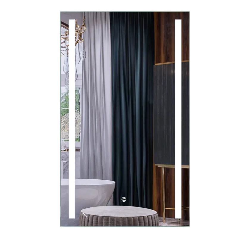 Дзеркало Mixxus Premium LINES MR17-100x60-REVERSE (LED Touch, Anti-fog, димер) (MP6625), фото 1