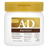 A+D, Original Ointment, мазь проти сповивальної висипки + засіб для захисту шкіри, 454 г (1 фунт)