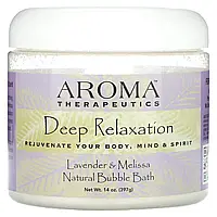 Abracadabra, Abra Therapeutics, натуральна піна для ванн, глибоке розслаблення, лаванда та меліса, 397 г (14