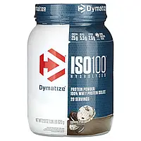 Dymatize, ISO100, гідролізований, 100% ізолят сироваткового протеїну, печиво та вершки, 620 г (1,36 фунта) Дніпро