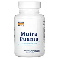 Advance Physician Formula, Inc., муїра пуама, 500 мг, 60 вегетаріанських капсул