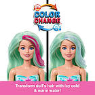 Barbie Color Reveal Mermaid Color-Change Лялька сюрприз Барбі Русалка Кольорове перетворення, фото 4