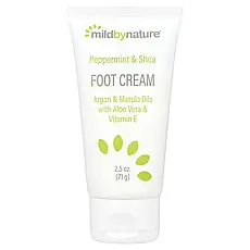 Mild By Nature, крем для ніг з пересильною м'ятою, маслом ши, маслами аргани і марули, 71 г (2,5 унції), Київ