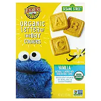 Earth's Best, органічне печиво Letter of the Day, для дітей від 2 років, ваніль, 150 г (5,3 унції)