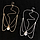 Вишукана тіара "Лаура" прикраса, тика на голову з крапелькою — золотиста Aushal Jewellery, фото 3