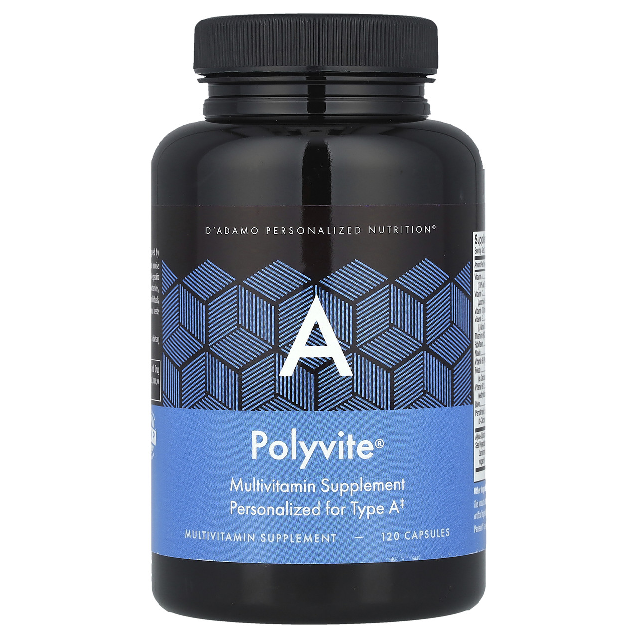 D'adamo, Polyvite® A, мультивітамінна домішка, 120 капсул, Київ