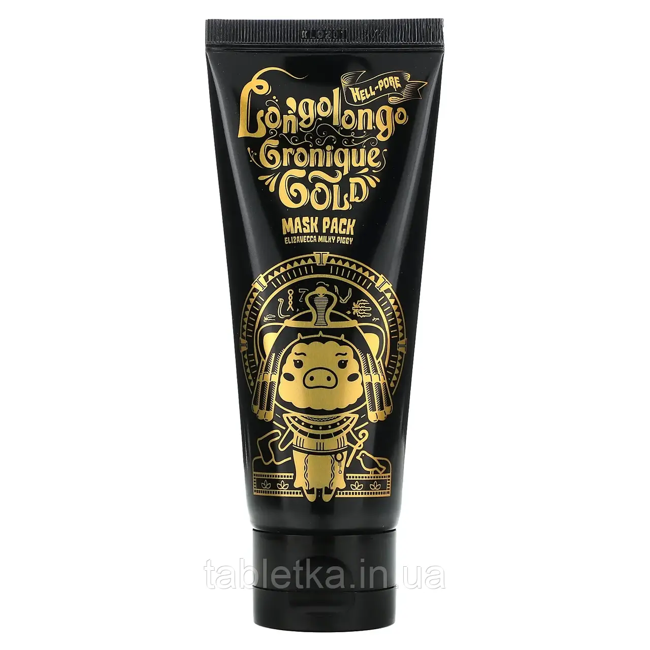 Elizavecca, Milky Piggy, Hell-Pore Longolongo Gronique Gold, маска для обличчя, 100 мл (3,38 рідк. унції) Дніпро