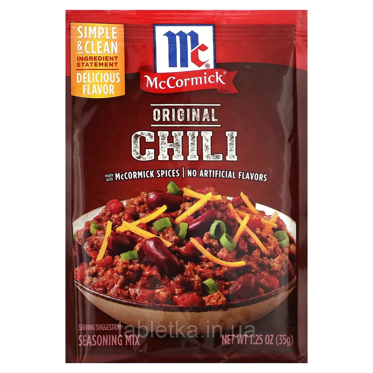 McCormick, Оригінальний перець чилі, 35 г (1,25 унції) Дніпр Дніпро