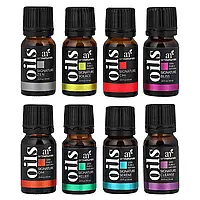 Artnaturals, Набір ефірних олій, 8 найкращих сумішей, 8 флаконів по 10 мл (0,33 рідк. унц.)