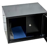 Пістолетний сейф (35х25х25 см.) з підставкою для пістолета, фото 4
