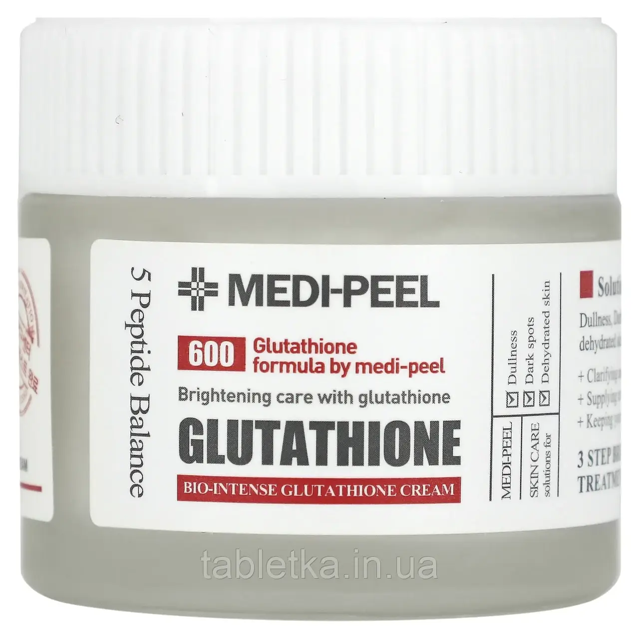 Medi-Peel, Glutathione, біоінтенсивний білий крем із глутатіоном, 50 г (1,76 унції)