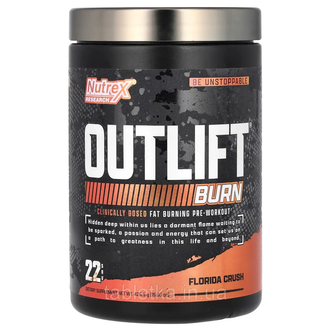Nutrex Research, Outlife, Burn, Florida Crush, 426,9 г (15,06 унции)