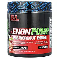 EVLution Nutrition, Enrn Pump, передтренувальний комплекс, зі смаком вишневого лаймаду, 270 г (9,52 унції)