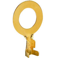 Наконечники під гвинт без ізоляції розрізні АСКО-УКРЕМ DJ431-10 (100шт) 1,0...1,5 мм2 (A0060170006)