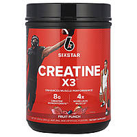 SIXSTAR, Creatine X3TM, фруктовий пунш, 993 г (2,19 фунта) оригінал