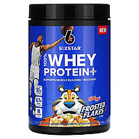 SIXSTAR, 100% Whey Protein Plus, заморожені пластівці від Kellog, 821 г (1,81 фунта) оригінал