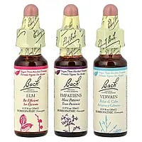 Bach, Original Flower Remedies, набір для мотивації, Get It Done, 3 піпетки, 10 мл (0,35 рідк. унці.)