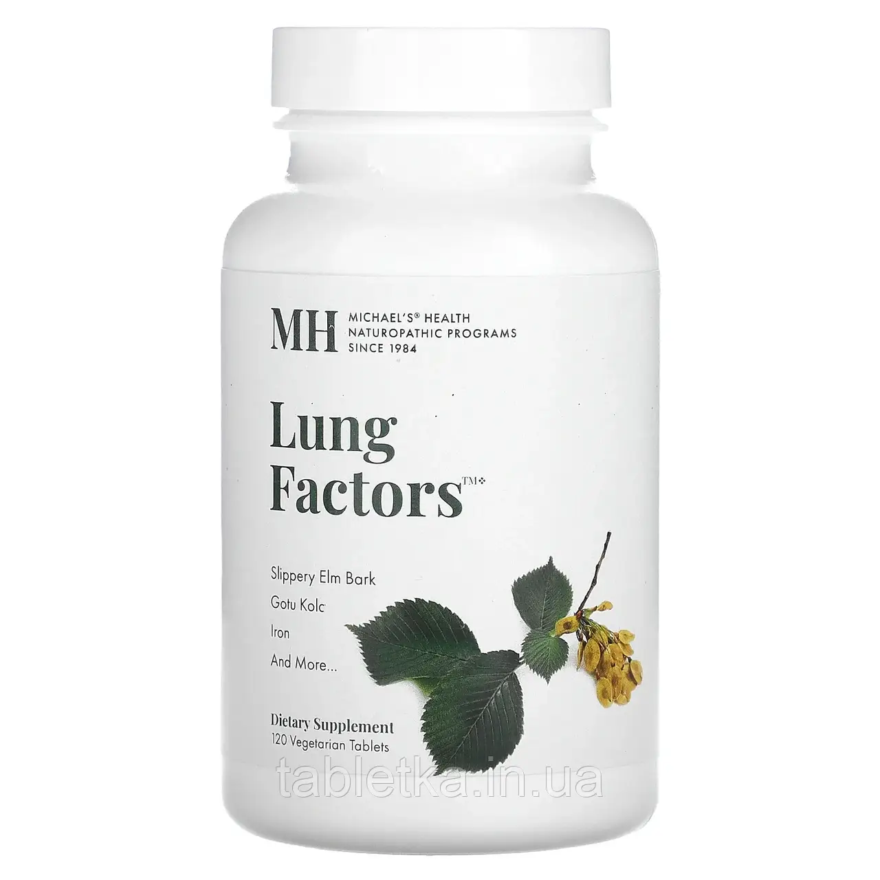 Michael's Naturopathic, Lung Factors, 120 вегетаріанських таблеток Дніпро