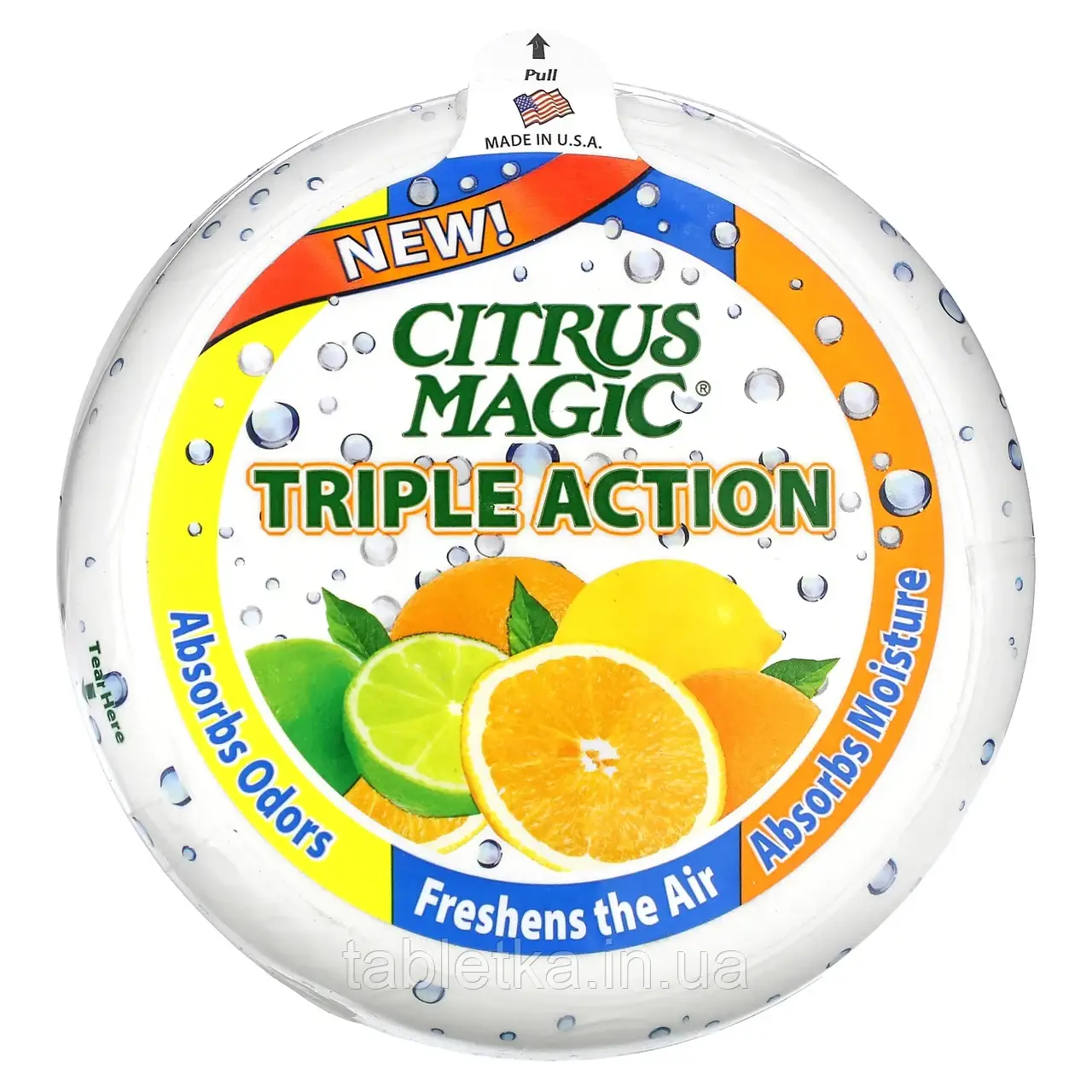 Citrus Magic, Triple Action, свіжий цитрус, 362 г (12,8 унції) Дніпро Дніпро