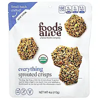 Foods Alive, хрусткі чипси, все, 113 г (4 унції)
