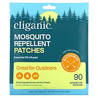 Cliganic, Кемпінг-патчі від комарів, з ефірною олією, 90 шт. Дніпро Дніпро